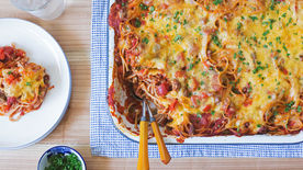 Stuffed Pepper Spaghetti Bake