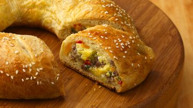 Egg and Sausage Breakfast Ring