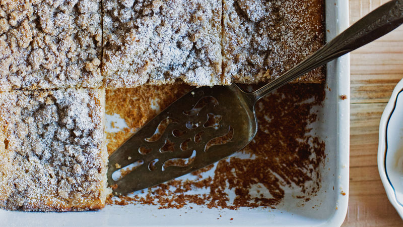 Casserole de crêpes au streusel à la cannelle