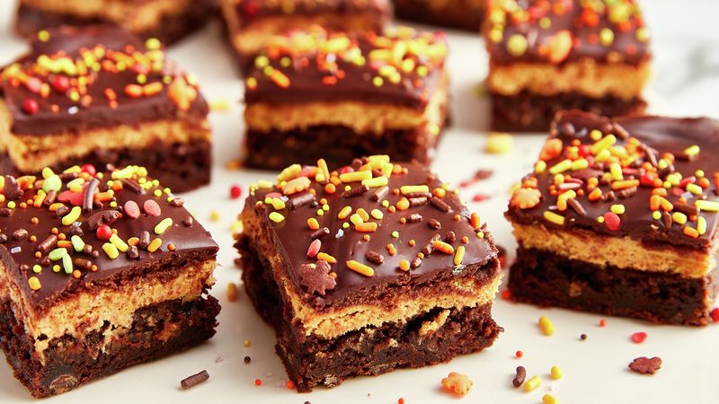 Pumpkin Cheesecake Fudge Brownies