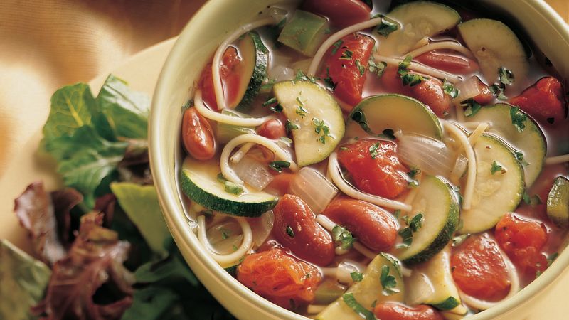 Thick Italian Winter Stew with Vermicelli