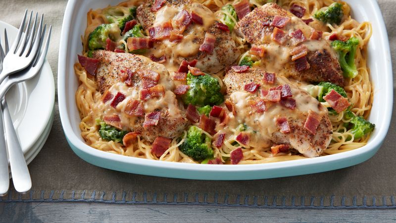 Lightened-Up Smothered Chicken Casserole