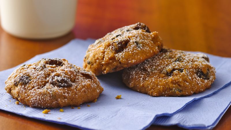 Biscuits à la citrouille et aux pépites de chocolat sans gluten