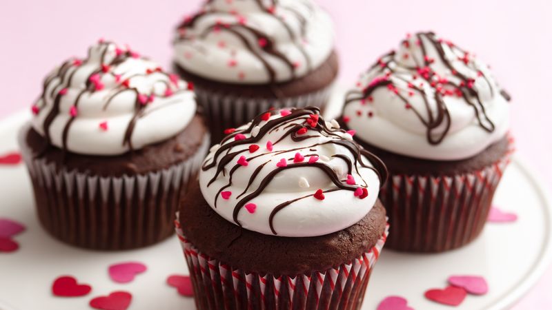 valentine day cupcakes