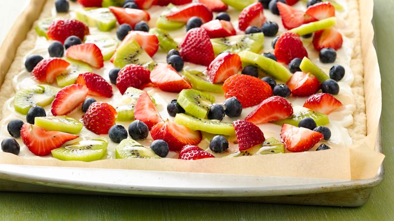 Gluten Free Easy Fruit Pizza Recipe Bettycrocker Com