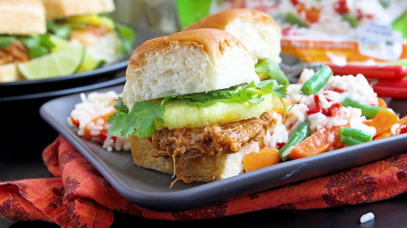 Slow-Cooker Sweet and Sour Pork Sliders