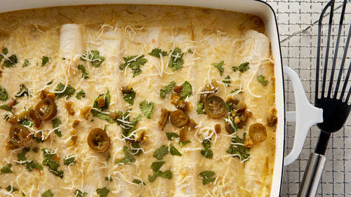 Easy White Chicken Enchiladas-image