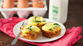Mini Potato Quiche Cups