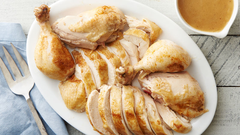 Instant Pot™ Whole “Roast” Chicken and Gravy