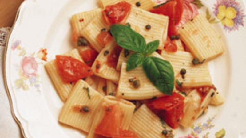 rigatoni and tomatoes recipe bettycrocker com