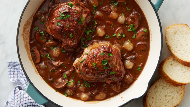 Skillet Coq au Vin (Cooking for 2) Recipe - BettyCrocker.com