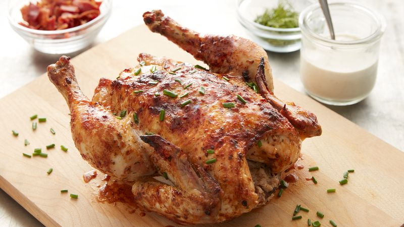Garlic Ranch Beer-Can Chicken