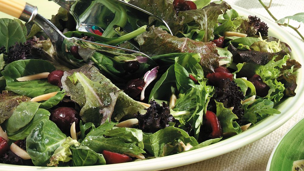 CherryBaby Greens Salad recipe from
