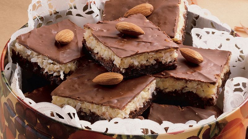 Almond Macaroon Brownies