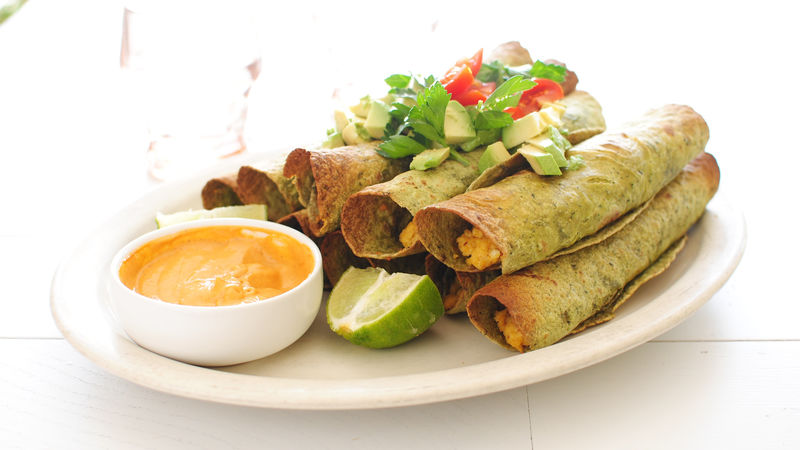 Spicy Breakfast Taquitos