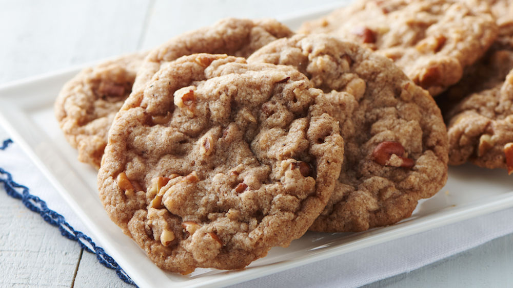 CinnamonToffee Pecan Cookies recipe from
