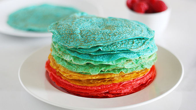 Rainbow Crepe Cake Recipe Rainbow Crepe Cake Recipe