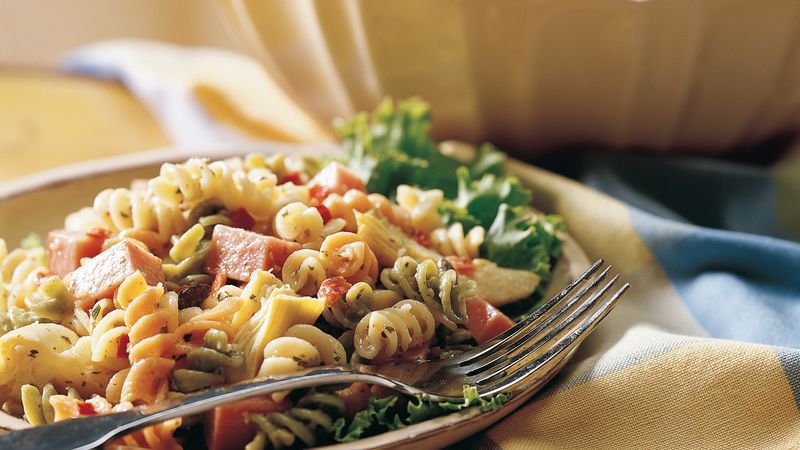 Dijon Ham and Pasta Salad Recipe 