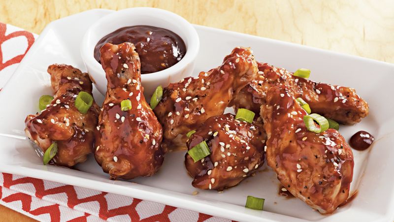 Slow-Cooker Spicy Asian Barbecued Drummettes