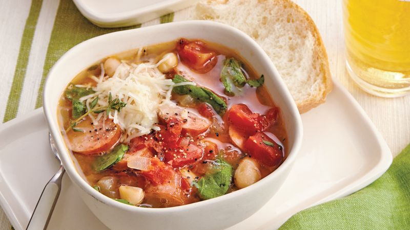 Smoky Beans and Greens Soup
