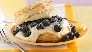 Lemon-Blueberry Shortcakes