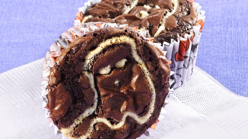 Boo Brownie Cupcakes