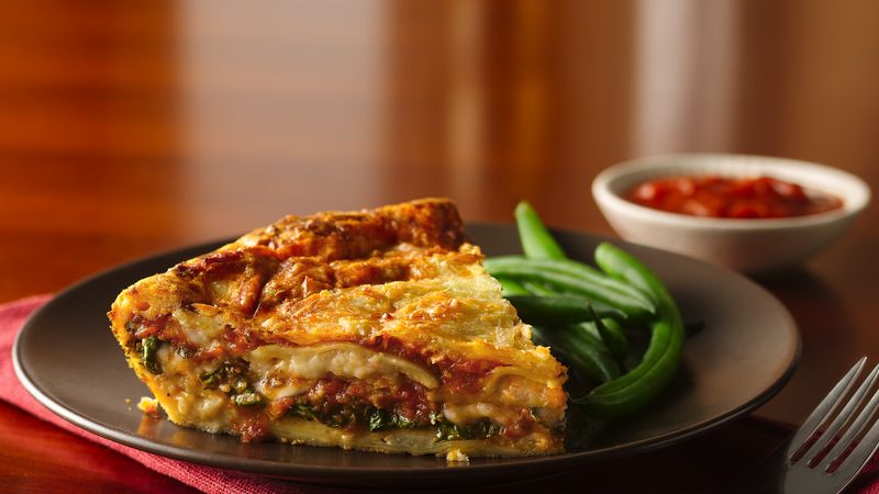 Impossibly Easy Ravioli Pie