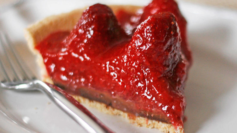 Strawberry Truffle Pie