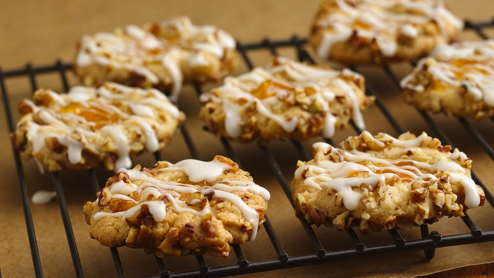 PeachPecan Thumbprint Cookies recipe from