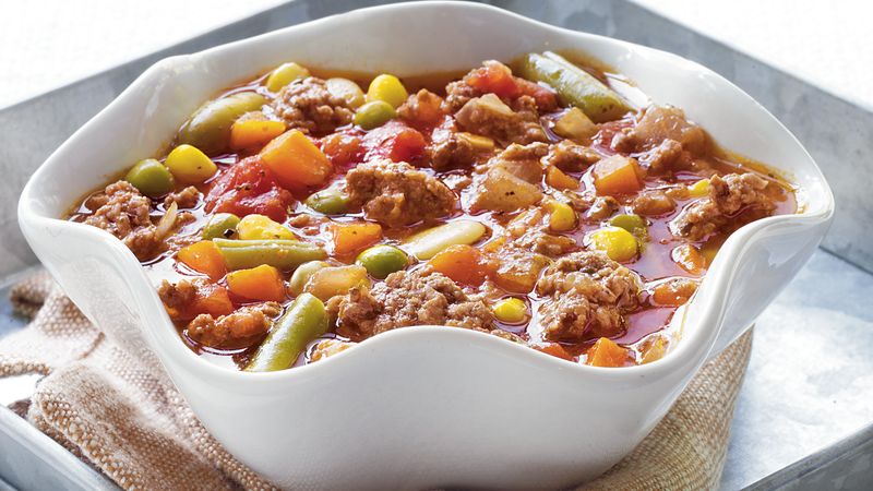 vegetable soup with beef broth