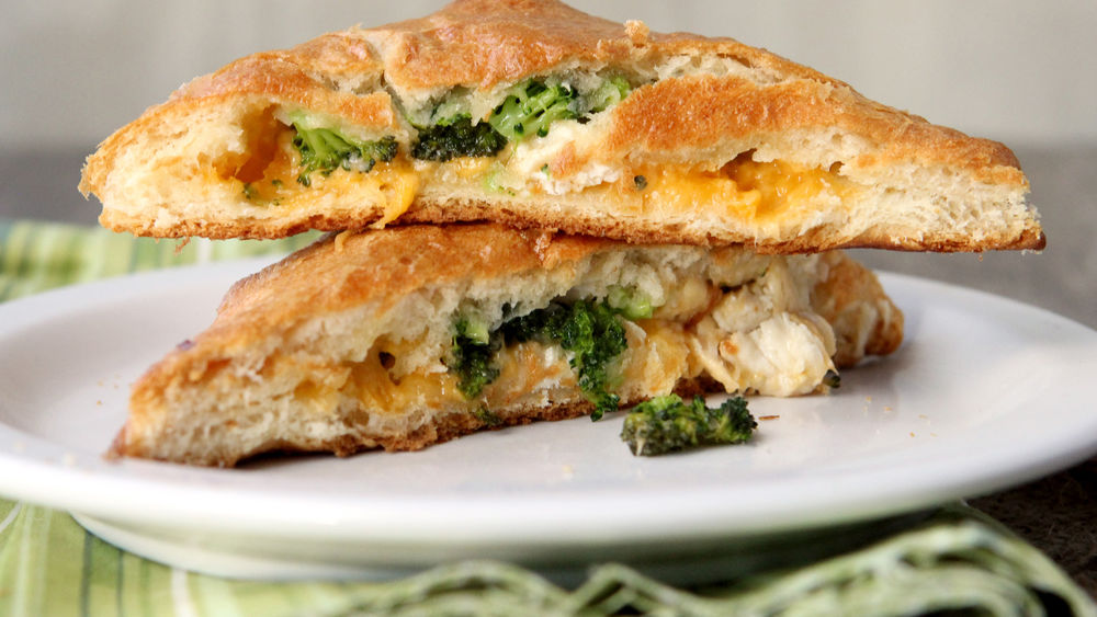 Broccoli, Chicken and Cheddar Hand Pies recipe from