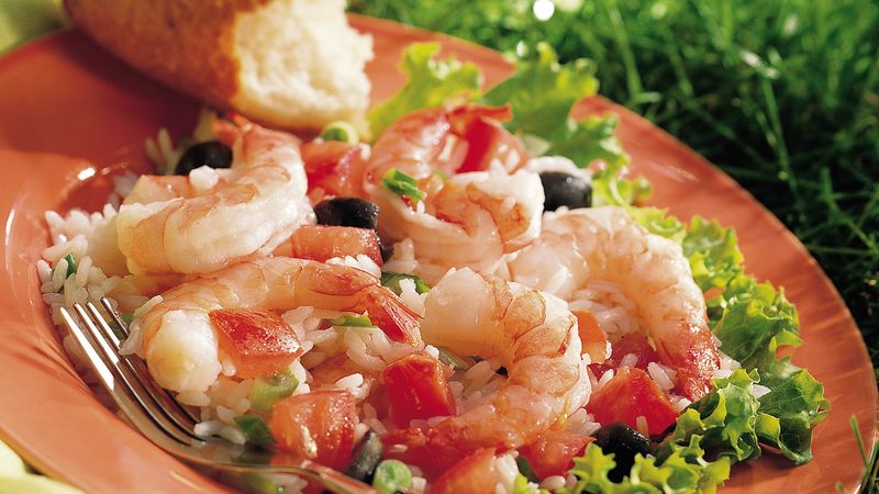 Shrimp Rice Salad Recipe - BettyCrocker.com