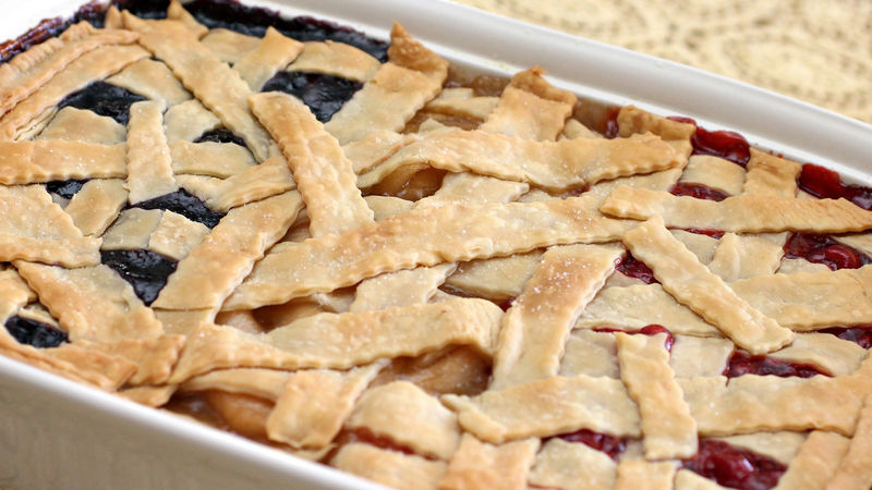 Three-in-One Fruit Patch Pot Pie