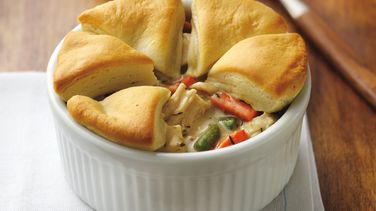 Chicken Pot Pie with Biscuits