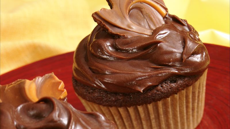 Autumn Leaf Cupcakes