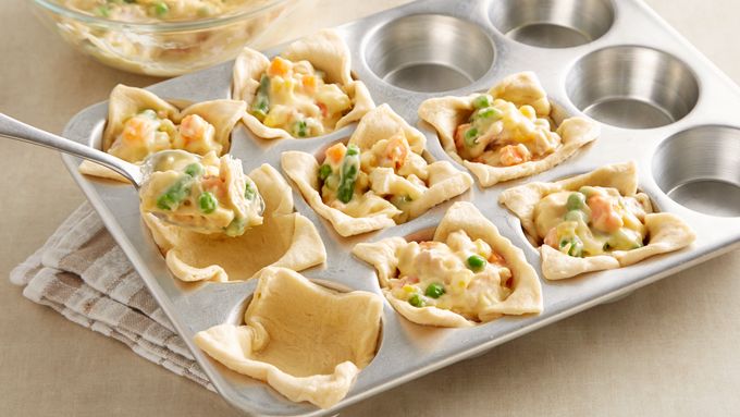 Chicken Pot Pie Crescent Cups Recipe - Pillsbury.com