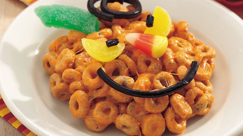 Cereal Jack-o'-Lanterns