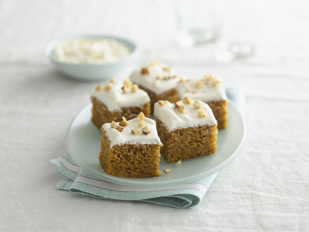 Pumpkin-Spice Bars with Cream Cheese Frosting