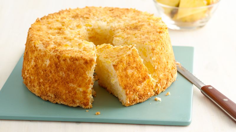 Two-Ingredient Pineapple Angel Food Cake