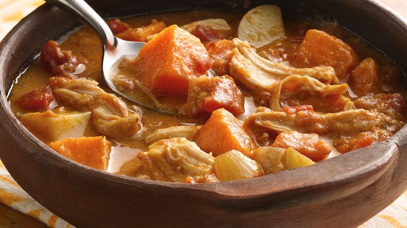 Slow Cooker African Groundnut Stew With Chicken Recipe Bettycrocker Com