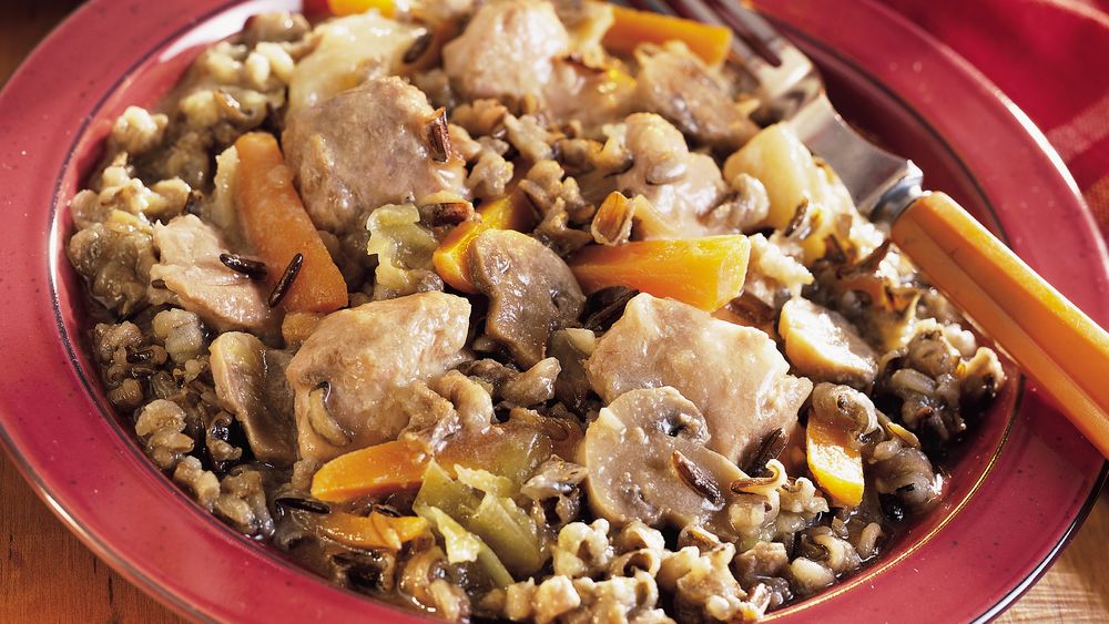 Chicken, Sausage and Cabbage Stew With Wild Rice recipe from