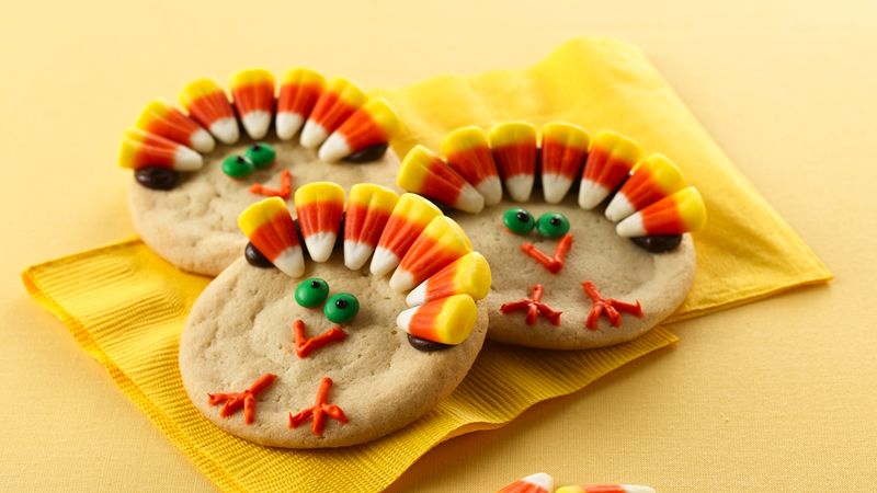 Thanksgiving Turkey Cookies Recipe - Pillsbury.com