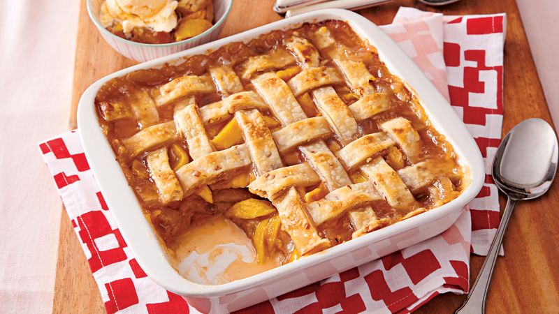 Pecan Peach Cobbler Recipe Pillsbury Com