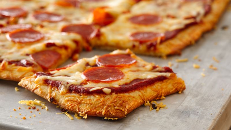 Parmesan Crusted Pepperoni Pizza Recipe - Pillsbury.com