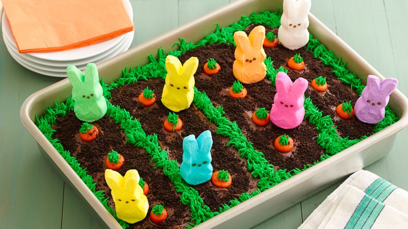 Easter Garden Cake | Creative Easter Peeps Cake Ideas | Homemade Recipes