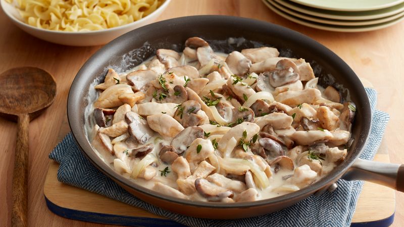 Easy Chicken Stroganoff Recipe Pillsbury Com