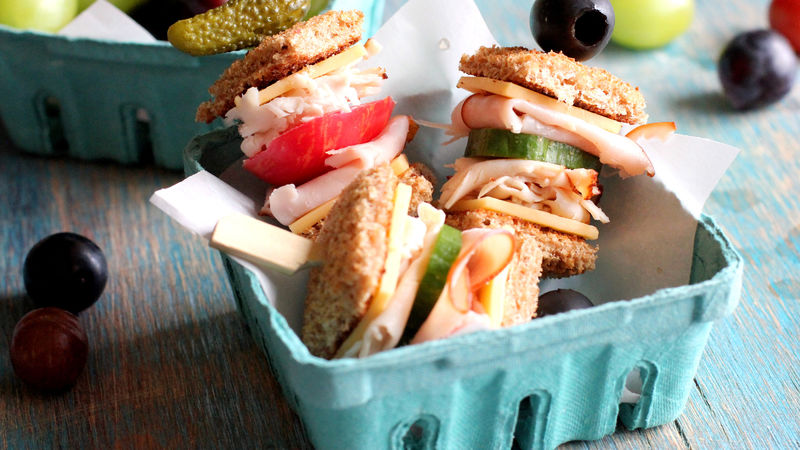 Club Sandwich Skewers Recipe - BettyCrocker.com