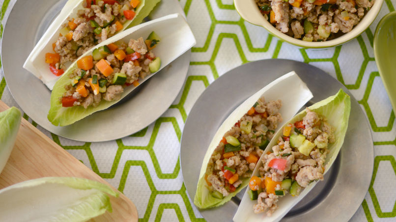 Wraps de Endivias Rellenas de Pavo