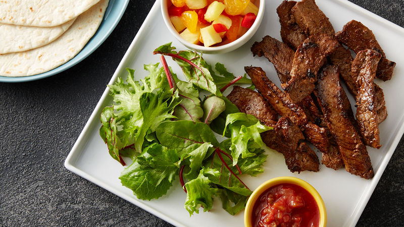  Flank Steak With Pineapple Salsa