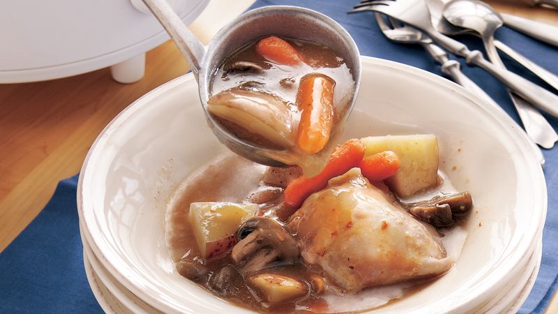 Slow Cooker Chicken Stew Recipe Bettycrocker Com